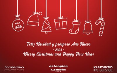 Osteoplac les desea felices fiestas y un feliz 2023